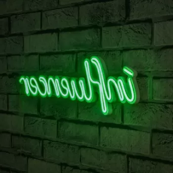 Decoratiune luminoasa LED, Influencer, Benzi flexibile de neon, DC 12 V, Verde imagine