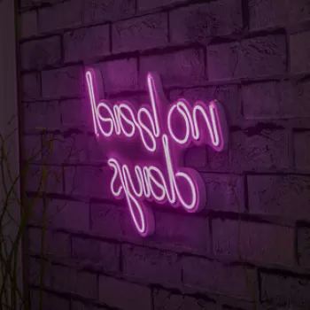 Decoratiune luminoasa LED, No Bad Days, Benzi flexibile de neon, DC 12 V, Roz imagine