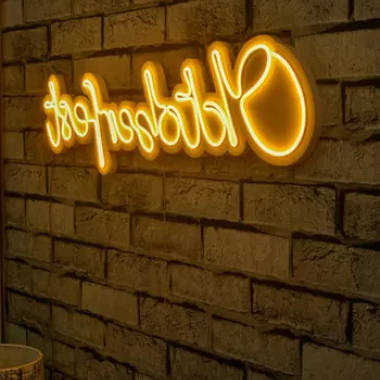 Decoratiune luminoasa LED, Oktoberfest, Benzi flexibile de neon, DC 12 V, Galben imagine