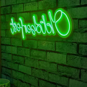 Decoratiune luminoasa LED, Oktoberfest, Benzi flexibile de neon, DC 12 V, Verde imagine