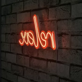 Decoratiune luminoasa LED, Relax, Benzi flexibile de neon, DC 12 V, Rosu imagine