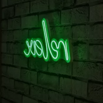Decoratiune luminoasa LED, Relax, Benzi flexibile de neon, DC 12 V, Verde imagine
