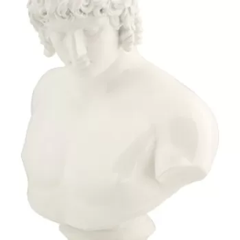 Decoratiune, Mauro Ferretti, Centurion, 18.2 x 12.8 x 25 cm, polirasina, alb imagine