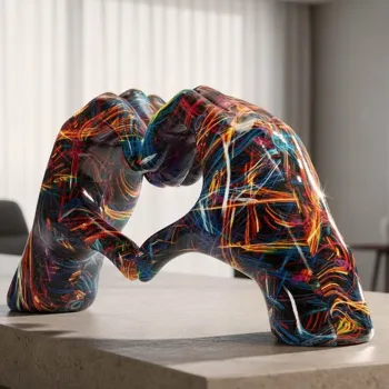 Decoratiune, Mauro Ferretti, Lover Psyco, 25x7.5x13.5 cm, polirasina, multicolor imagine