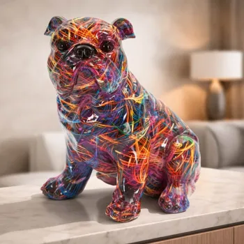 Decoratiune, Mauro Ferretti, Psyco, 21.5x15.5x21 cm, polirasina, multicolor imagine