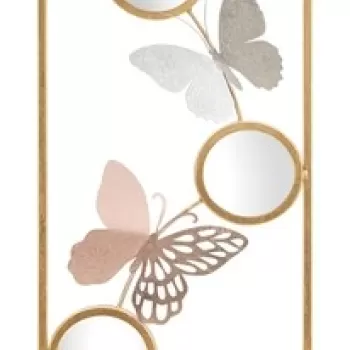 Decoratiune pentru perete, Mauro Ferretti, Buttry - B, 31 x 2 x 90 cm, fier, multicolor imagine
