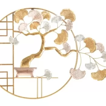 Decoratiune pentru perete, Mauro Ferretti, Nippon - A, 91.5 x 3 x 63 cm, fier, multicolor imagine