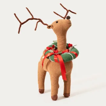 Decoratiune ren Maze, Homla, 69 cm, poliester/metal/otel, multicolor imagine