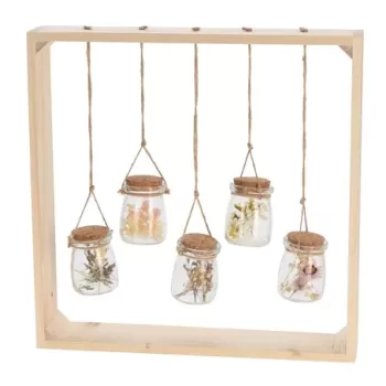 Decoratiune Shabby, 38x7x38 cm, lemn imagine
