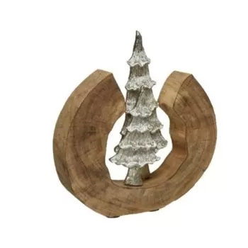 Decoratiune Tree, Decoris , 6x28x33 cm, lemn de mango imagine