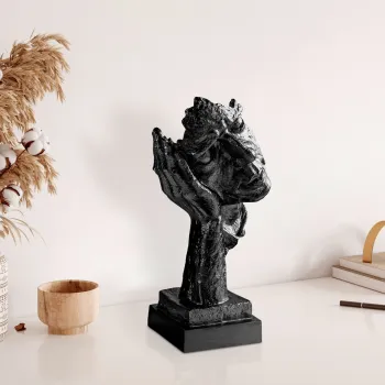 Decoratiune, Yak-030-C, Poliester, Negru imagine