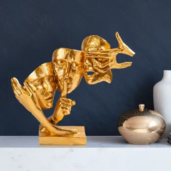 Decoratiune, Yak-034, Poliester, Auriu imagine