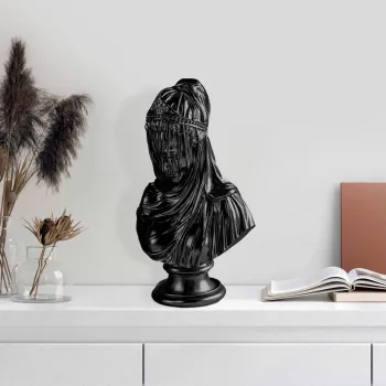 Decoratiune, Yak-038-C, Poliester, Negru imagine