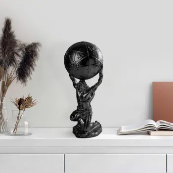 Decoratiune, Yak-039-C, Poliester, Negru imagine