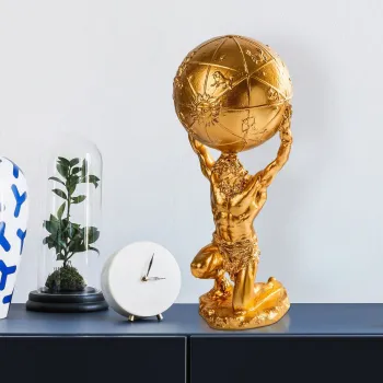 Decoratiune, Yak-039, Poliester, Auriu imagine