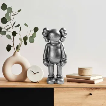 Decoratiune, Yak-051-B, Poliester, Argintiu imagine