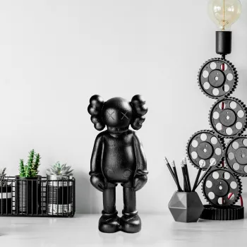 Decoratiune, Yak-051-C, Poliester, Negru imagine