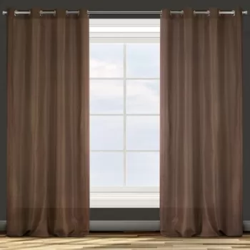 Draperie Eurofirany, Adore, 140x250 cm, poliester, maro imagine