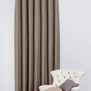 Draperie Mendola Interior, Aragon, 140x255 cm, poliester, maro imagine