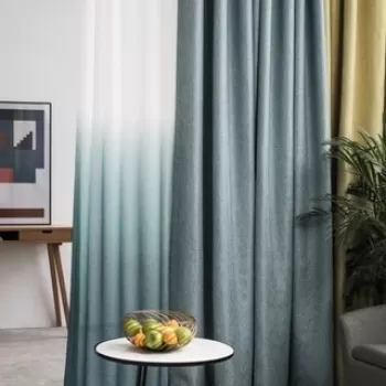 Draperie Mendola Interior, Aral, 140x260 cm, poliester, albastru imagine