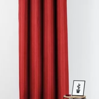 Draperie Mendola Interior, Bordeaux, 140x260 cm, poliester, cupru imagine