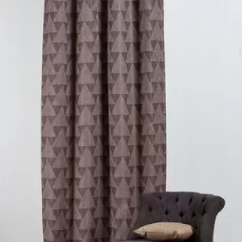 Draperie Mendola Interior, Inca, 130x260 cm, poliester, maro imagine