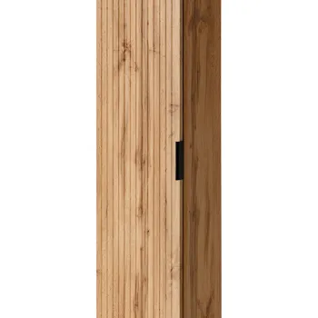Dulap inalt cu usa, cu fixare pe perete, Adel Oak, Comad, 35x25x140 cm, MDF/PAL laminat, stejar wotan imagine