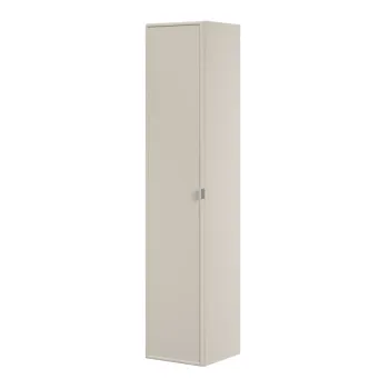Dulap inalt cu usa, cu fixare pe perete, Bella Cashmere, Comad, 35x25x140 cm, MDF/PAL laminat, casmir mat imagine