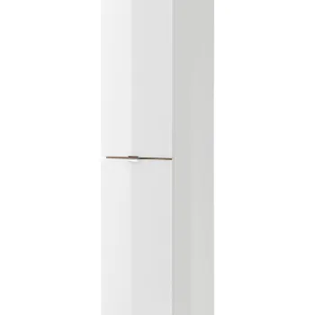 Dulap inalt cu usi, cu fixare pe perete, Capri White, Comad, 35x33x170 cm, MDF, alb lucios imagine