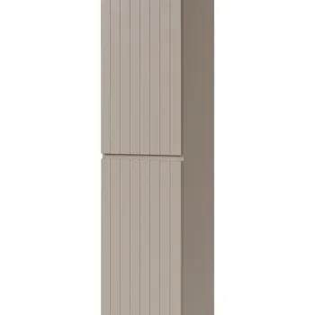 Dulap inalt cu usi, cu fixare pe perete, Iconic Cashmere, Comad, 35x33x160 cm, MDF/PAL laminat, casmir mat imagine
