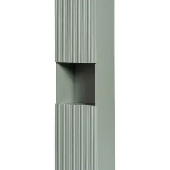 Dulap inalt cu usi, cu fixare pe perete, Line Reed Green, Comad, 30x25x140 cm, MDF/PAL laminat, verde reed imagine