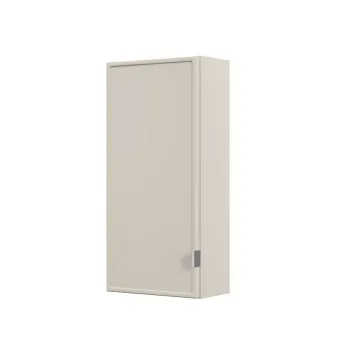 Dulap suspendat cu 1 usa, Bella Cashmere, Comad, 35x19x75 cm, MDF/PAL laminat, casmir mat imagine