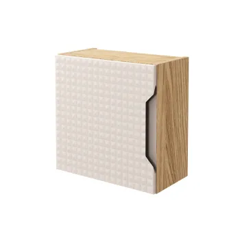 Dulap suspendat cu 1 usa, Luxor Beige, Comad, 35x19x35 cm, MDF/PAL laminat, stejar imagine
