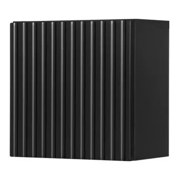 Dulap suspendat cu 1 usa, Nova Black, Comad, 30x18.9x30 cm, MDF/PAL laminat, negru mat imagine