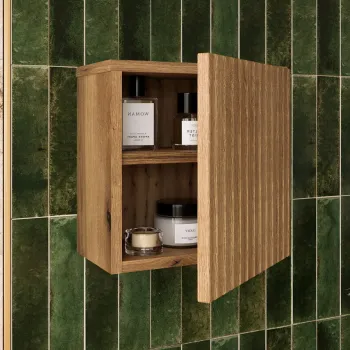 Dulap suspendat cu 1 usa, Nova Coast Evoke, Comad, 30x18.9x30 cm, MDF/PAL laminat, stejar coast evoke imagine
