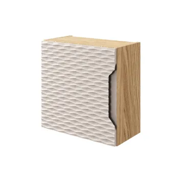 Dulap suspendat cu 1 usa, Ocean Beige, Comad, 35x19x35 cm, MDF/PAL laminat, stejar imagine