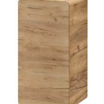 Dulapior cu 1 usa, cu fixare pe perete , Aruba Craft, Comad, 35x32x68 cm, MDF/PAL laminat, stejar craft gold imagine