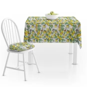 Fata de masa, Bedora Lemon, 140 x 280 cm imagine