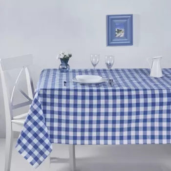 Fata de masa, DC Home, 198DCH1101, Bumbac, 160 x 160 cm, Albastru imagine