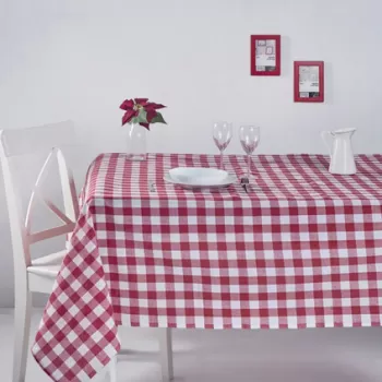 Fata de masa, DC Home, 198DCH1104, Bumbac, 160 x 160 cm, Rosu imagine