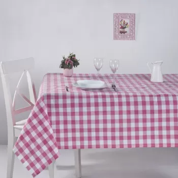 Fata de masa, DC Home, 198DCH1107, Bumbac, 160 x 160 cm, Roz imagine
