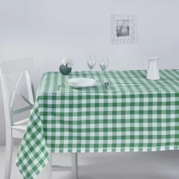 Fata de masa, DC Home, 198DCH1110, Bumbac, 160 x 160 cm, Verde imagine