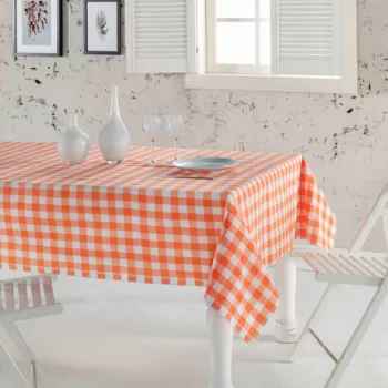 Fata de masa, DC Home, 198DCH1114, Bumbac, 160 x 220 cm, Portocaliu imagine