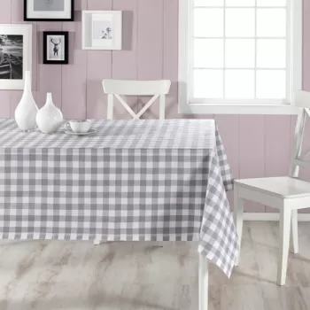 Fata de masa, DC Home, 198DCH1122, Bumbac, 160 x 160 cm, Gri imagine