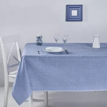 Fata de masa, DC Home, 198DCH1125, Bumbac, 170 x 170 cm, Albastru imagine