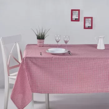 Fata de masa, DC Home, 198DCH1127, Bumbac, 170 x 170 cm, Rosu imagine