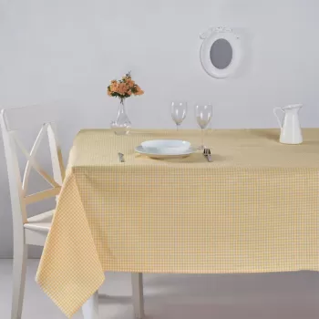 Fata de masa, DC Home, 198DCH1140, Bumbac, 170 x 220 cm, Galben imagine