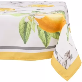 Fata de masa Lemon, Ambition, 160x280 cm, poliester, galben imagine