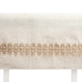 Fata de masa Lintilo, Homla, 130x180 cm, poliester, bej/maro imagine