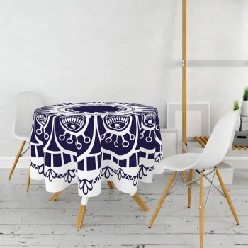 Fata de masa, Pearl Home - Kitchen, 994PRL1103, 100% POLIESTER / , Printare 3d, Multicolor imagine